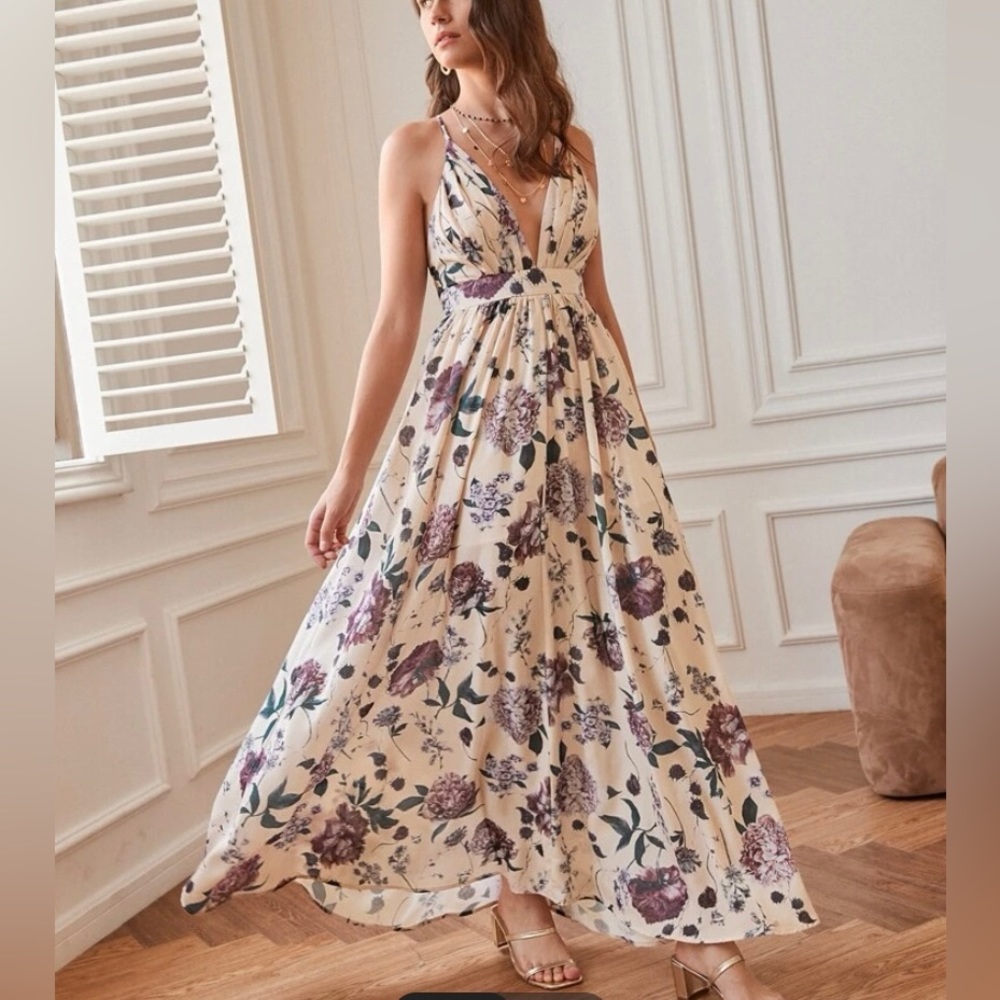 Floral maxi dress